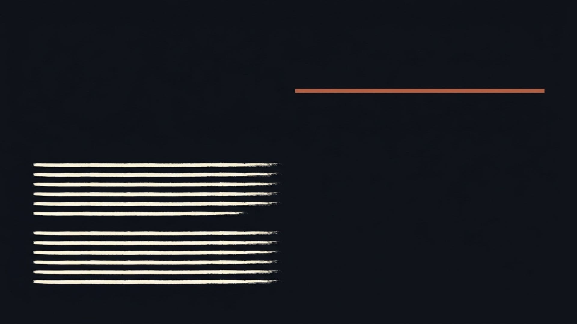 Editorial illustration of a quotable passage, showing a dense block of body text lines with a gap left in the middle and one line lifted clear of the stack, standing alone in terracotta in the empty space above, representing a self-contained passage an answer engine can quote from server-rendered HTML without the surrounding page
